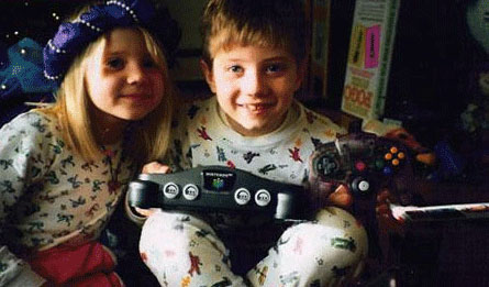 Kids playing nintendo deals 64