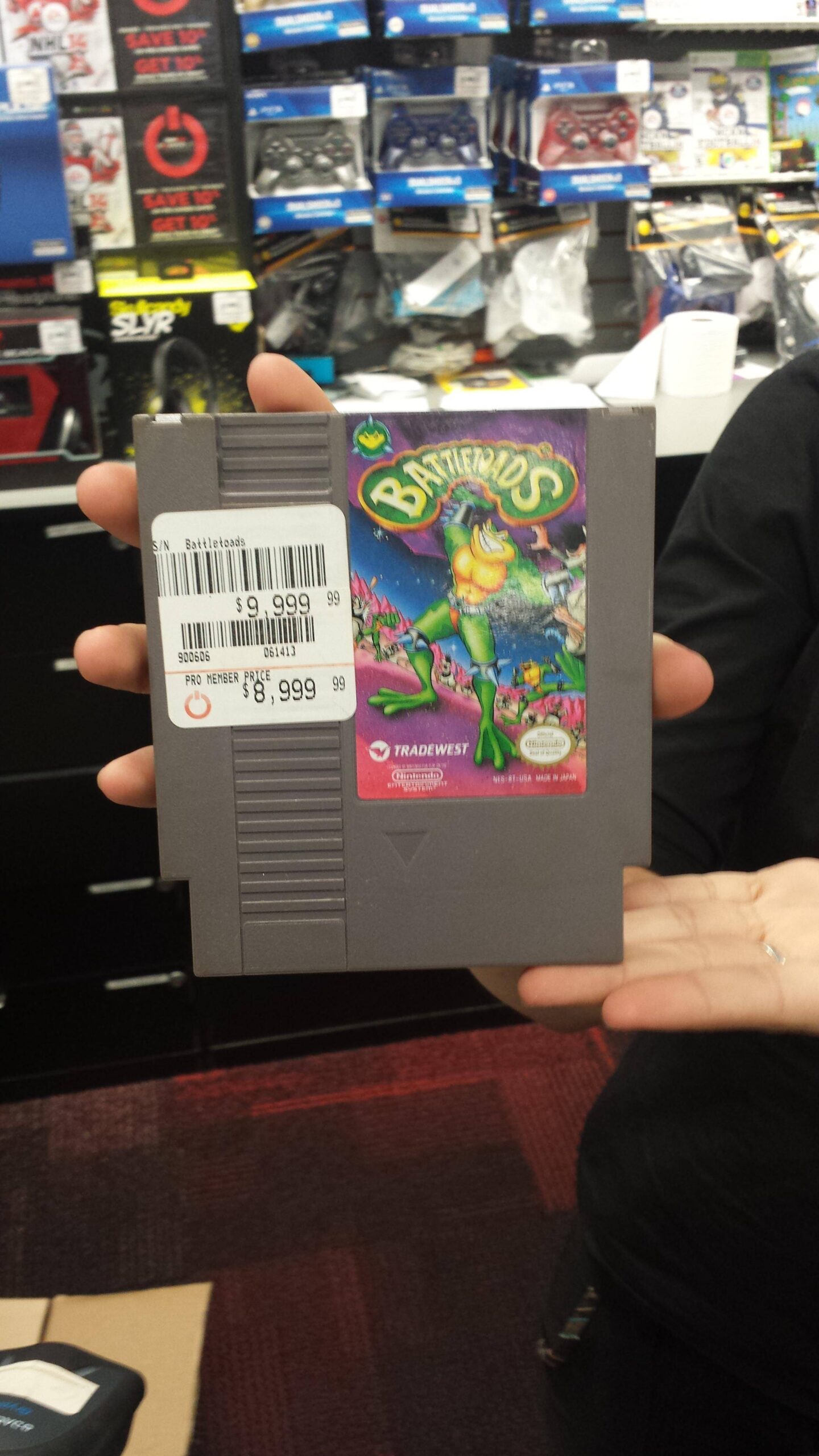Battletoads Gamestop Pranks by 4chan from the mid 00’s