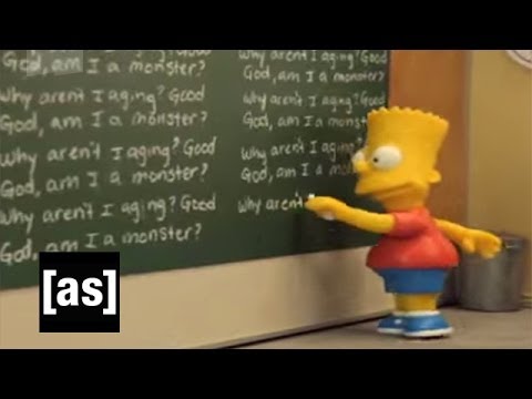 The Simpsons; Robot Chicken Couch-Gags crossover