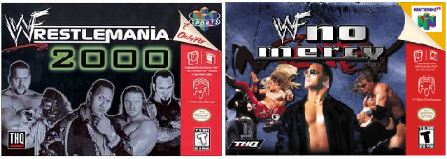 WWF Wrestlemania 2000 & WWF No Mercy intros on the Nintendo 64