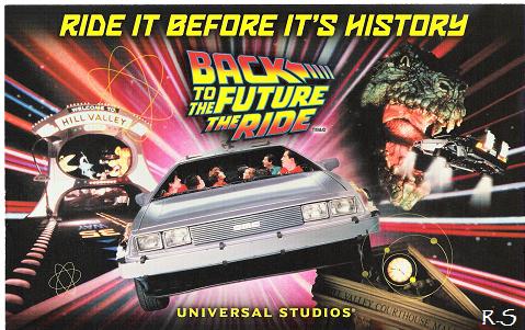 Back to the Future; Cartoon, Rides, The Games & Movies, Oh My!