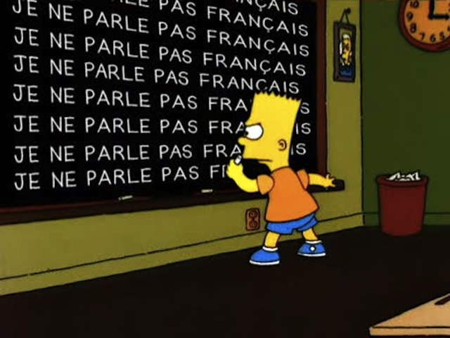 Learning French with the Simpsons