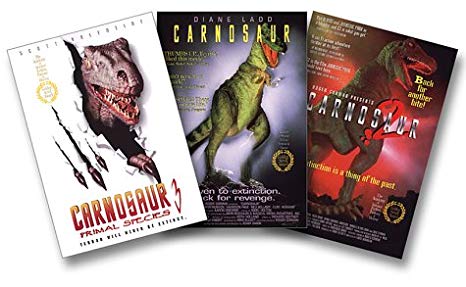 The Carnosaur Trilogy tries to be the adult Jurassic Park we want