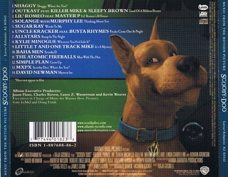 Scooby-Doo 2002 Movie Soundtrack