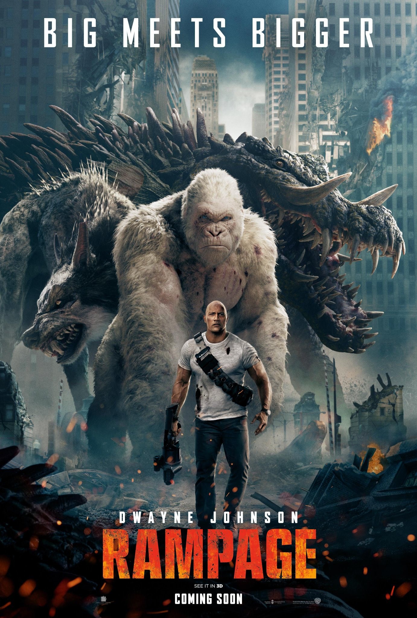 The Rampage Game Realistic Movie We Got Is Good Kaiju Action