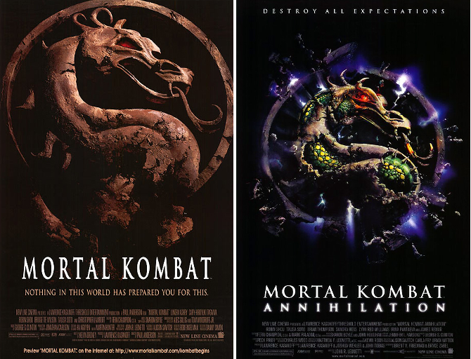 Mortal Kombat Movie Duology Memories (1995 & Annihilation)