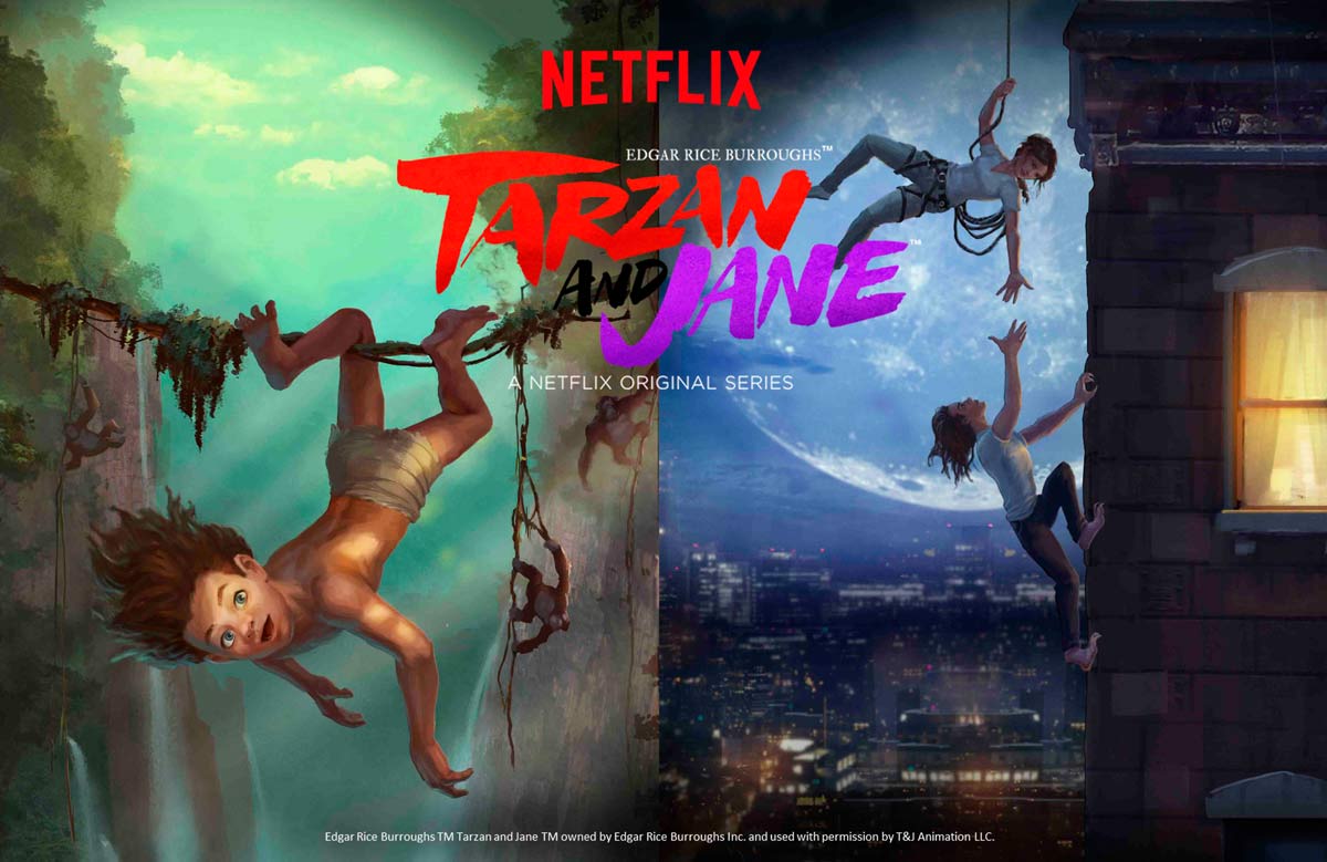 Tarzan and Jane 2017 is a weird Netflix reimagening.
