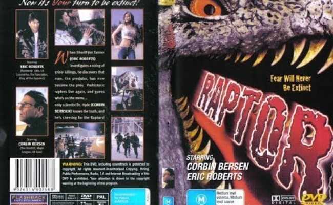 Dvd trailer. Raptor 2001.