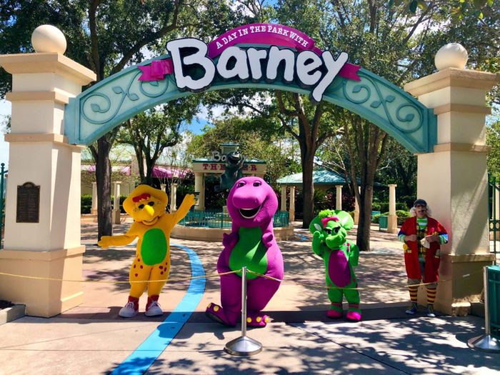 barney lets go live on stage