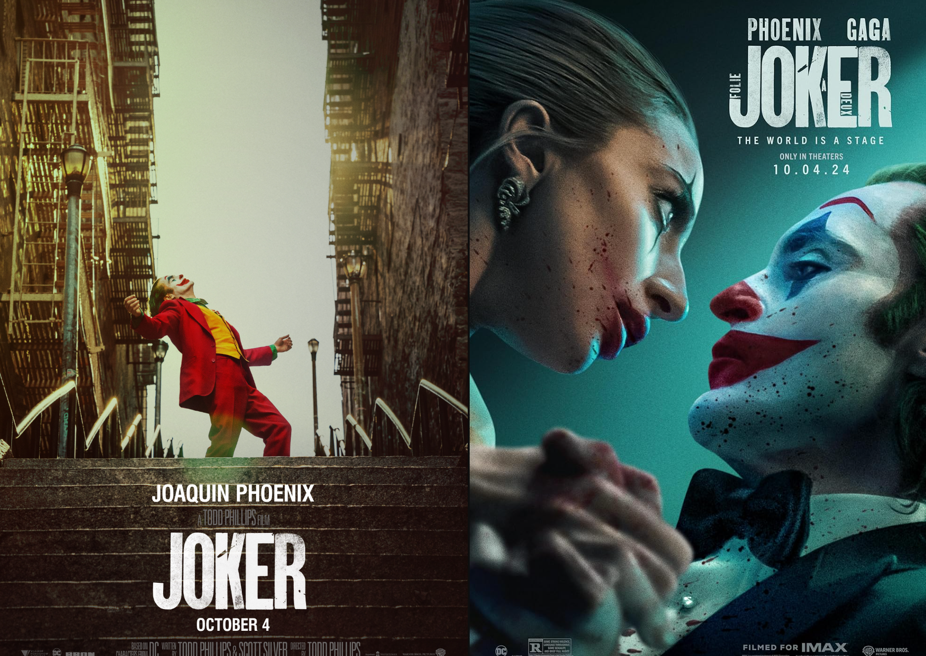 Joker Origin Movies: 2019 & Folie à Deux