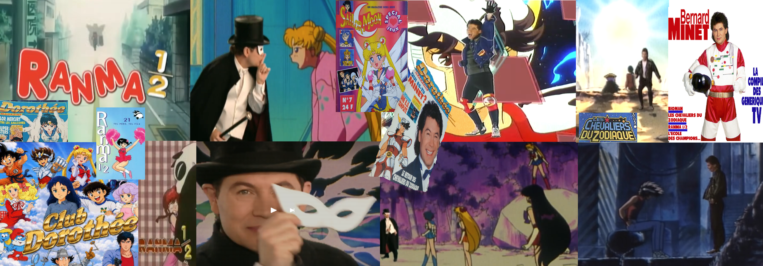 French Anime Openings Chansons ft (Sailor Moon, Ranma, Saint Seiya)