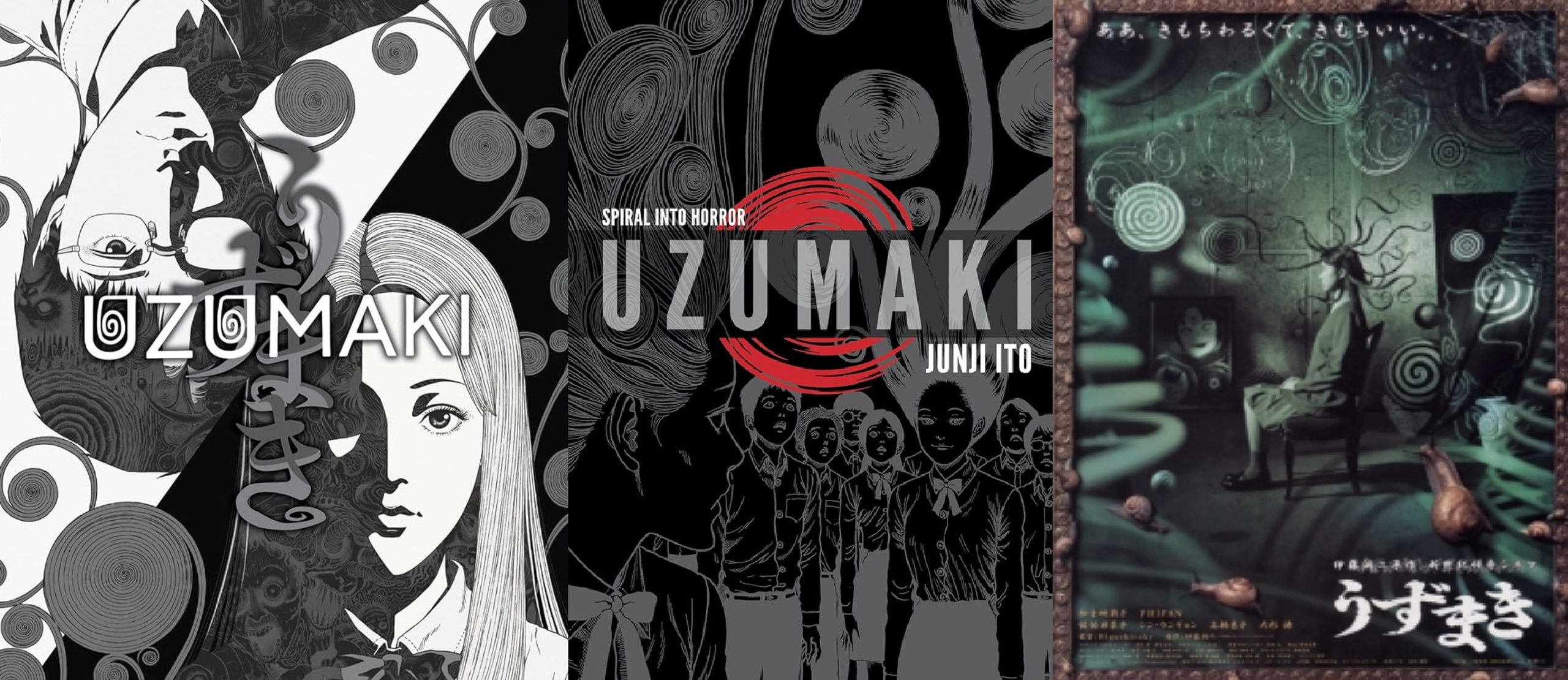 All Uzumaki spiral horror franchise media